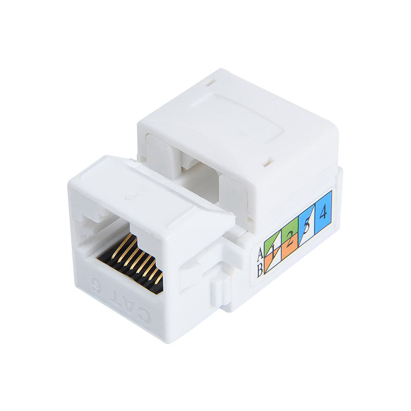 SMT-1018H8C6 90° розеточный модуль CAT6 с клеммой 110 IDC