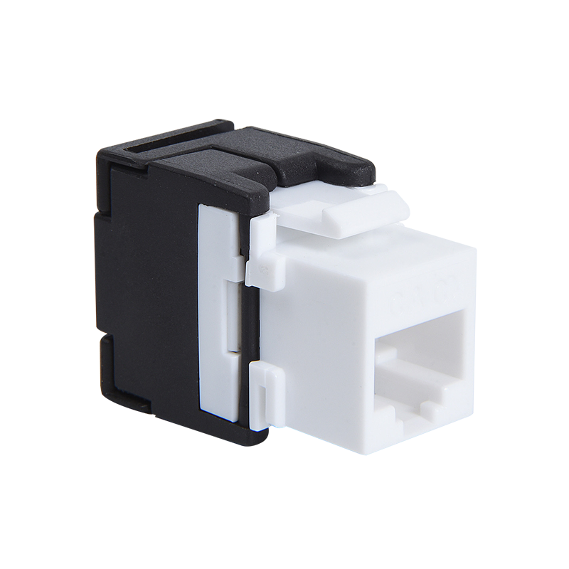 SMT-1033T8C6 180° Розеточный модуль CAT6 для безинструментного монтажа