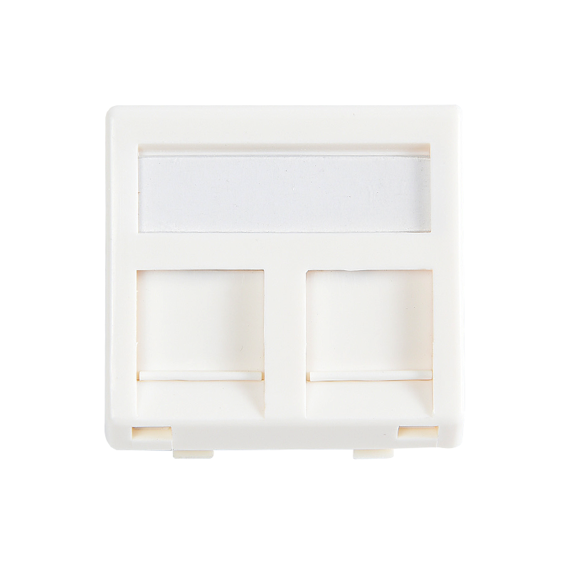 SMT-4312-45-2P 2-портовая лицевая панель 45° 45x45 мм